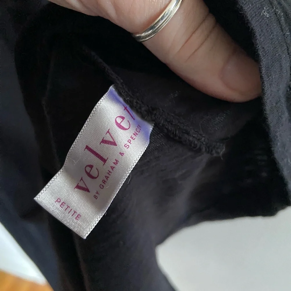 Velvet by Graham & Spencer’s Vintage Slub racerback black maxi dress - Picture 5 of 7